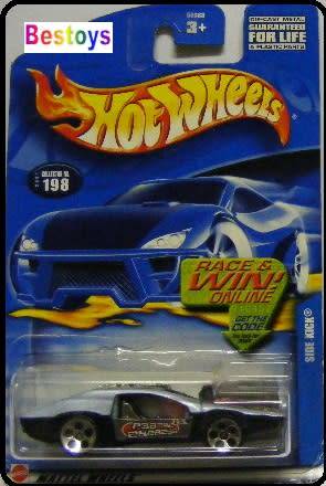 Hotwheels Hot Wheels Diecast Model Car 2001 No 198 Side Kick 1/64 scale new in pack