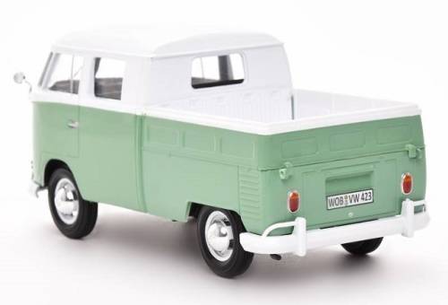 Motormax Diecast Model Car 79343 VW Volkswagen Kombi T 1 T1 Doublecab Pickup 1/24 scale new