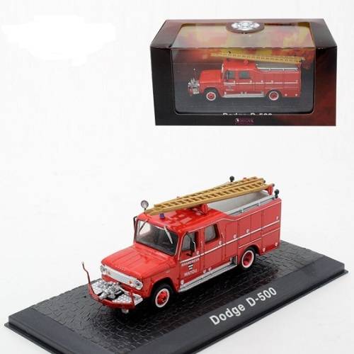 Atlas Diecast Model Fire Engine Truck Collection Dodge D 500 D500 Pumper `Brandweer` 1/72 OO railway
