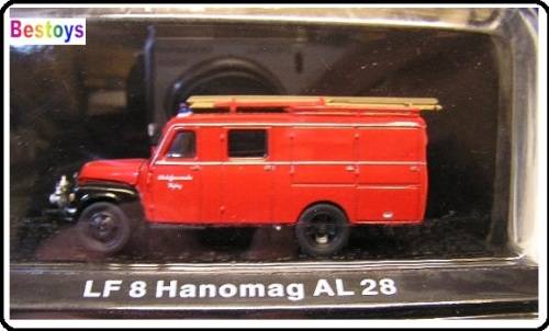 Diecast Model Fire Engine Truck Collection Hanomag AL 28 AL28 LF 8 1/72 OO railway scale new in pack