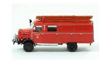 Diecast Model Fire Engine Truck Collection Borgward B 2500 AO LF 8 1/72 OO railway scale new in pack