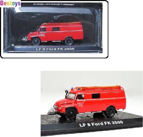 Diecast Model Fire Engine Truck Collection Ford FK 2500 LF 8 1/72 OO railway scale new in pack
