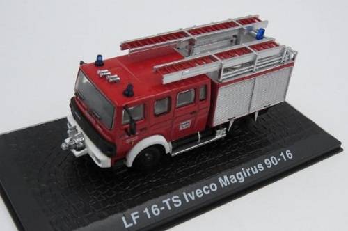 Diecast Model Fire Engine Truck Collection Iveco LF 16-TS LF16 TS Magirus 90-16 1/72 OO railway