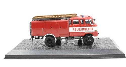 Diecast Model Fire Engine Truck Collection IFA W 50 W50 with Water Cannon 1/72 OO railway scale new