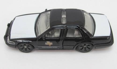 Matchbox Diecast Model Car Superfast Ford Crown Victoria Police 2006 "Texas Highway Patrol" 1/64 sca