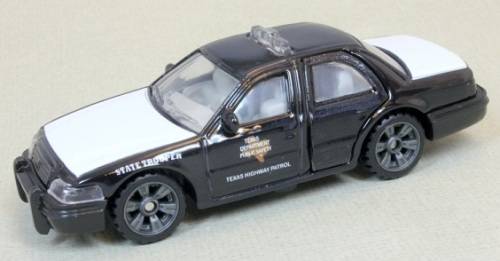 Matchbox Diecast Model Car Superfast Ford Crown Victoria Police 2006 "Texas Highway Patrol" 1/64 sca