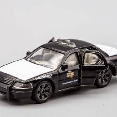 Matchbox Diecast Model Car Superfast Ford Crown Victoria Police 2006 "Texas Highway Patrol" 1/64 sca