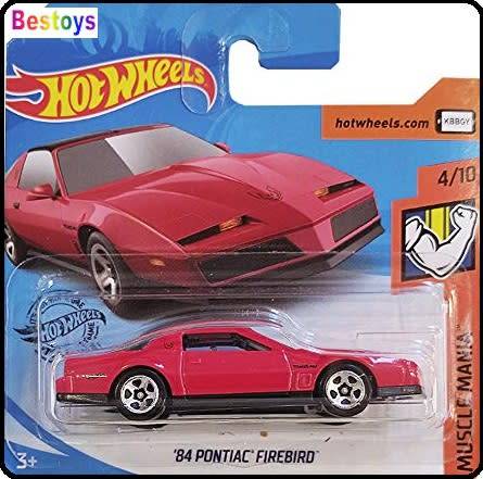 Hotwheels Hot Wheels Diecast Model Car 2020 224 / 250 Pontiac Firebird 1984 Muscle Mania 1/64 scale