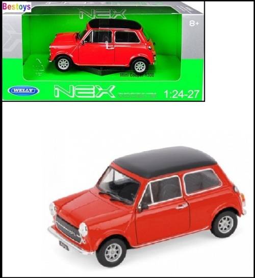 Welly Nex Diecast Model Car 22496 Mini Cooper 1300 1/24 scale new in pack