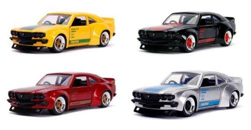 JADA Diecast Model Car Japan JDM Tuners 30958 Mazda RX 3 RX3 1974 1/32 scale new in pack
