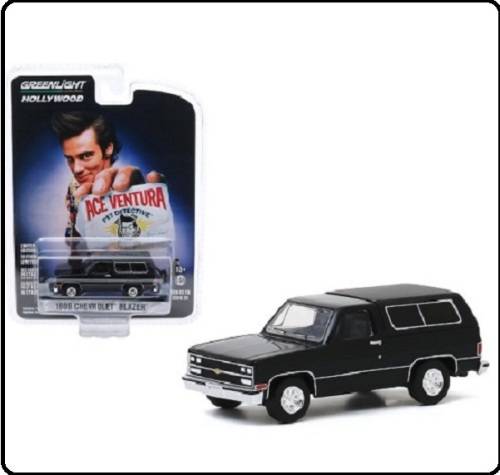 Greenlight Diecast Model Car Hollywood Chevy Chevrolet Blazer 1989 Ace Ventura Movie Film TV 1/64 sc