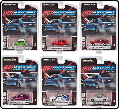 Greenlight Diecast Model Car Hot Hatches VW Volkswagen Golf GTi 1982 1/64 scale new in pack
