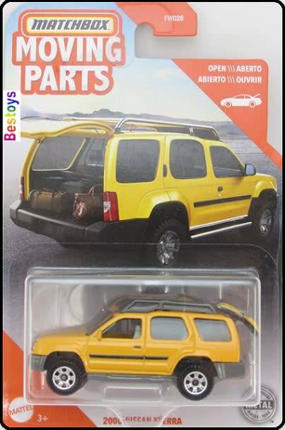 Matchbox Diecast Model Car Moving Parts Buick Nissan Xterra 2000 1/64 scale new in pack
