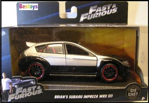 JADA Diecast Model Car Subaru Impreza WRX STi Brian Fast & Furious Movie Film TV 1/32 scale new