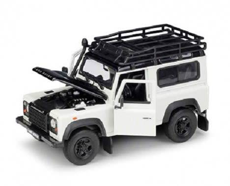 Welly Diecast Model Car 22498 Land Rover Defender 90 with snorkel 1/24 scale new in pack
