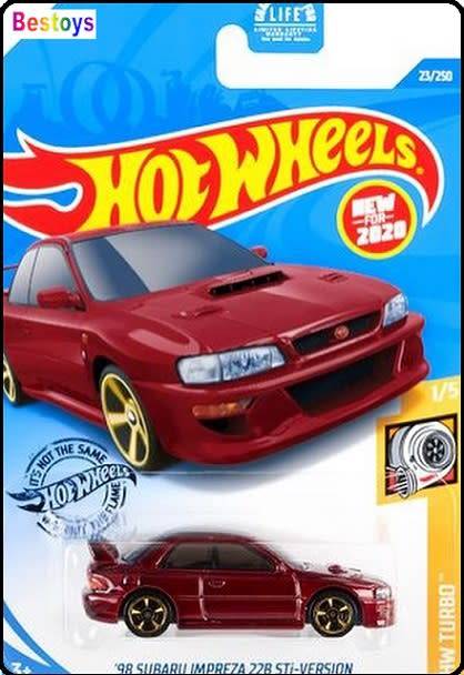 Hotwheels Hot Wheels Diecast Model Car First Ed 2020 23 / 250 Subaru Impreza 22B STi 1998 Turbo 1/64