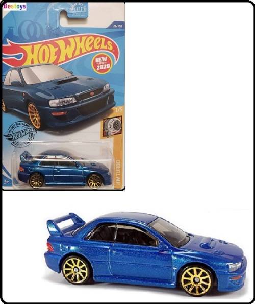 Hotwheels Hot Wheels Diecast Model Car First Ed 2020 23 / 250 Subaru Impreza 22B STi 1998 Turbo 1/64