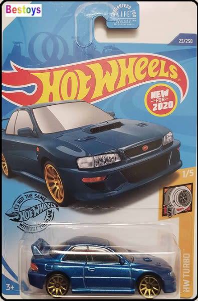 Hotwheels Hot Wheels Diecast Model Car First Ed 2020 23 / 250 Subaru Impreza 22B STi 1998 Turbo 1/64