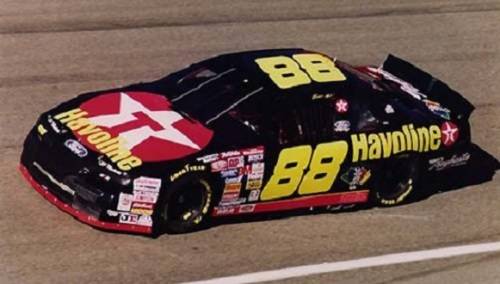 Racing Champions Diecast Model Car Coin Bank Ford Thunderbird 1995 Nascar Ernie Irvan No 88 1/24 sca