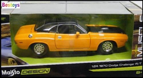 Maisto Diecast Model Car 32518 Dodge Challenger RT 1970 1/24 scale new in pack