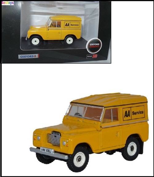 Oxford Diecast Model Car LR3S002 Land Rover Series 3 SWB Hard Top "AA" 1/43 scale new in pack