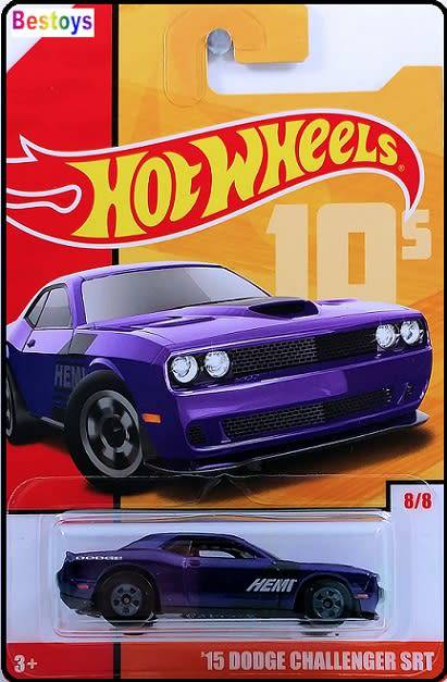 Hotwheels Hot Wheels Diecast Model Car Decades Series Dodge Challenger SRT 2015 /64 scale new in pac