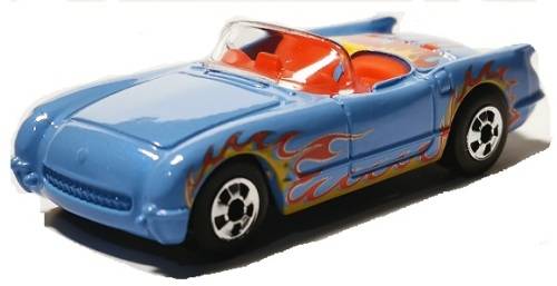 Hotwheels Hot Wheels Diecast Model Car Decades Series Chevy Chevrolet Corvette 1955 1/64 scale new