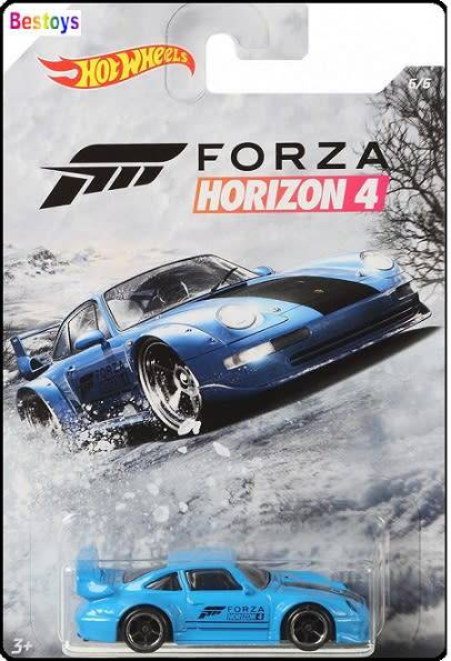 Hotwheels Hot Wheels Diecast Model Car Forza Horizon 4 Motorsport Gaming Porsche 911 GT 2 GT2 993 1/