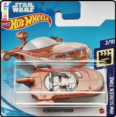 Hot Wheels 2021 12/250  X 34 X34 Landspeeder Star Wars Movie Film Screen Time