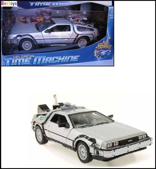 Welly Diecast Model Car 22441 Movie Film Back to the Future 2 Delorean Time Machine 1/24 scale