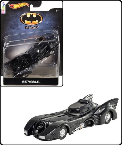 Hotwheels Hot Wheels Diecast Model Car Batman Movie Film TV Batmobile  1/50 scale new in pack