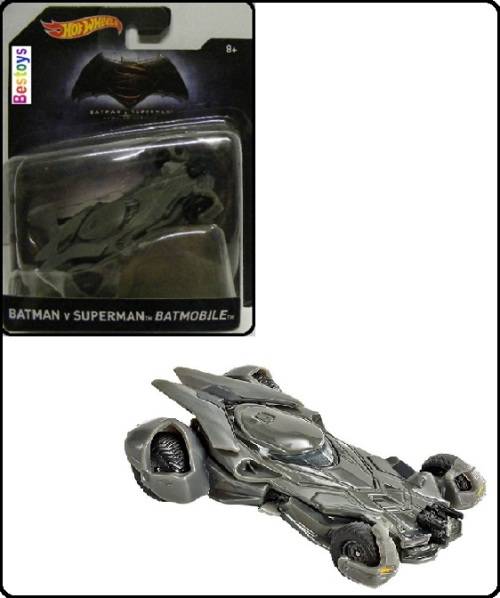 Hotwheels Hot Wheels Diecast Model Car Batman Batmobile Batman vs Superman Movie Film TV 1/50 scale