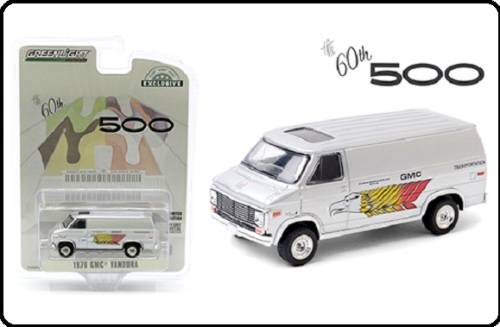 Greenlight Diecast Model Car Exclusive GMC Vandura 1976 60th Indy 500 Transportation 1/64 scale new