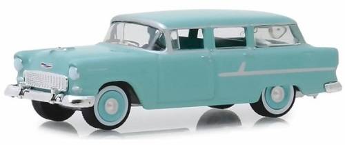 Greenlight Diecast Model Car Estate Wagons Chevy Chevrolet Two Ten Townsman 1955 1/64 scale new