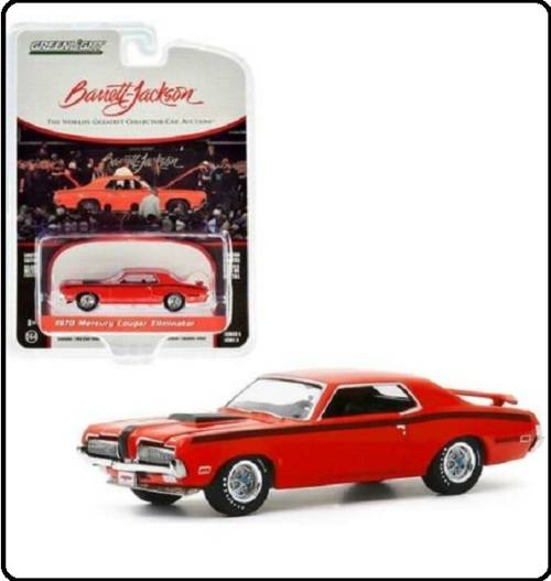 Greenlight Diecast Model Car Barrett Jackson Auction Mercury Cougar Eliminator 1970 1/64 scale new