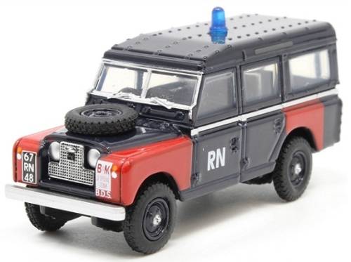 Oxford Diecast Model Car LAN2021 Land Rover Series 2 LWB Stationwagon Royal Navy Bomb Disposal 1/76