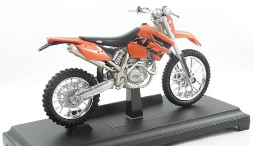 Welly Diecast Model Motorcycle Bike KTM 525 EXC Scrambler Offroad 1/18 scale new in pack
