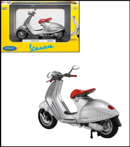 Welly Diecast Model Scooter Vespa 946 2014 1/18 scale new in pack