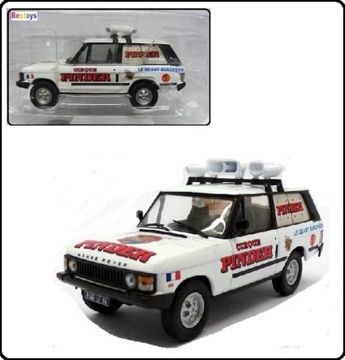 Circus Vehicles Diecast Model Car Collection Range Rover 4x4 "Pinder Circus" 1/43 scale new in pack