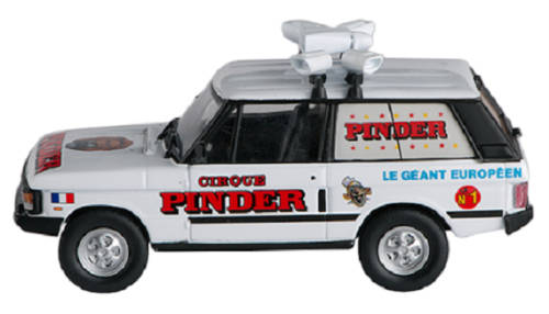 Circus Vehicles Diecast Model Car Collection Range Rover 4x4 "Pinder Circus" 1/43 scale new in pack