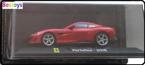 Supercars Diecast Model Car Collection Ferrari Portofino 2018 1/43 scale new in pack