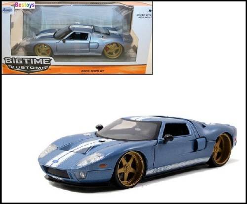 JADA Diecast Model Car Big Time Kustoms 97368 Ford GT 2005 1/24 scale new in pack