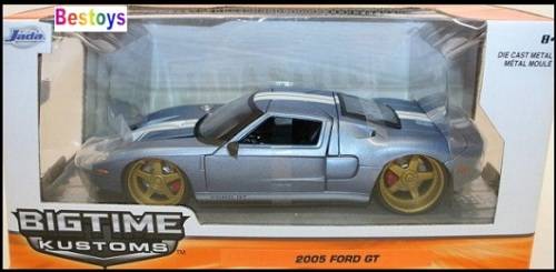 JADA Diecast Model Car Big Time Kustoms 97368 Ford GT 2005 1/24 scale new in pack