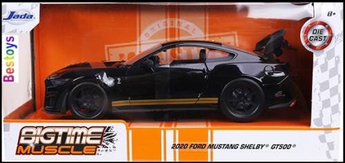 JADA  Diecast Model Car Bigtime Muscle 32661 Ford Mustang Shelby GT 500 GT500 2020 1/24 scale new