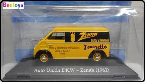 Argentina Diecast Model Car Collection Auto Union DKW Van 1962 `Zenith` 1/43 scale