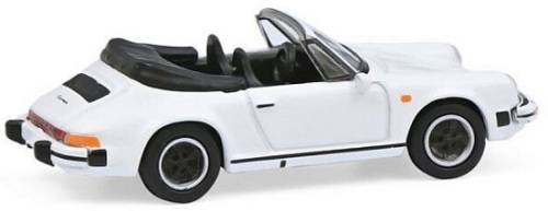 Schuco Diecast Model Car 26598 Porsche 911 Carrera 3.2 Cabriolet 1/87 HO railway scale new in pack
