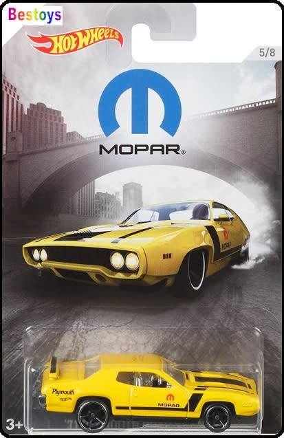 Hotwheels Hot Wheels Diecast Model Car Mopar Plymouth Road Runner 1971 1/64 scale new in pack