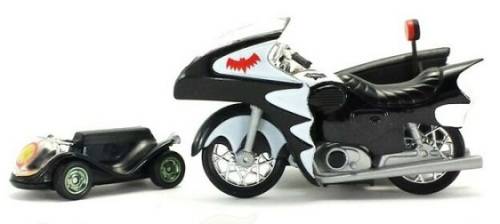 Hotwheels Hot Wheels Diecast Model Motorcycle Bike Batman Batcycle Classic TV Series 1/50 scale new