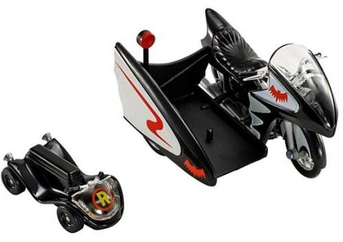 Hotwheels Hot Wheels Diecast Model Motorcycle Bike Batman Batcycle Classic TV Series 1/50 scale new