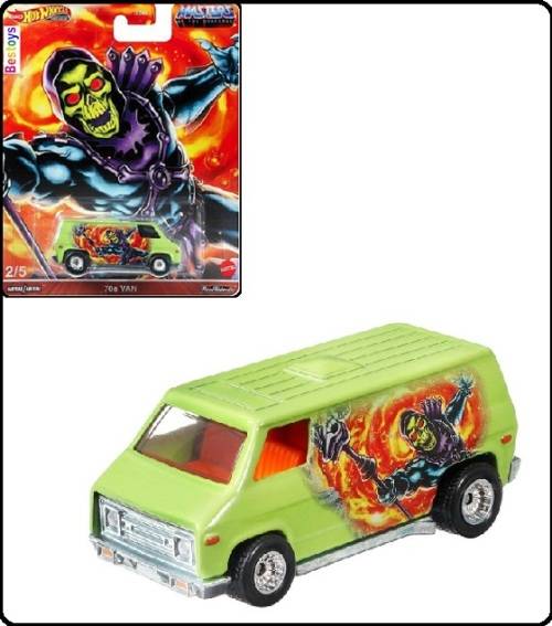 Hotwheels Hot Wheels Diecast Model Car Pop Culture Masters of the Universe 70`s Van 1/64 scale new